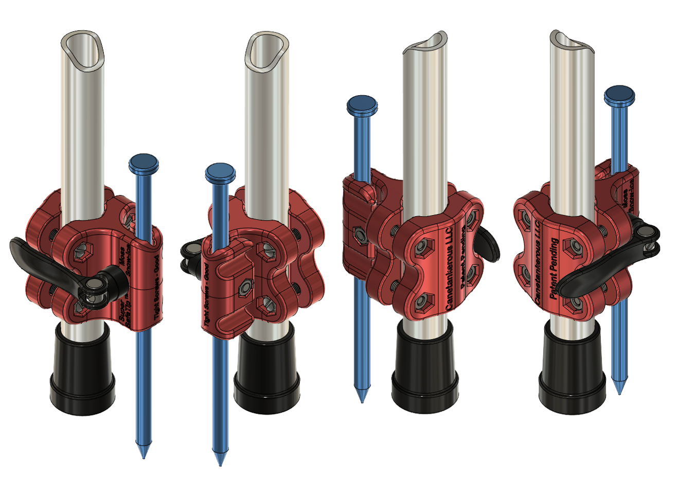 High traction tactical cane crutch tip